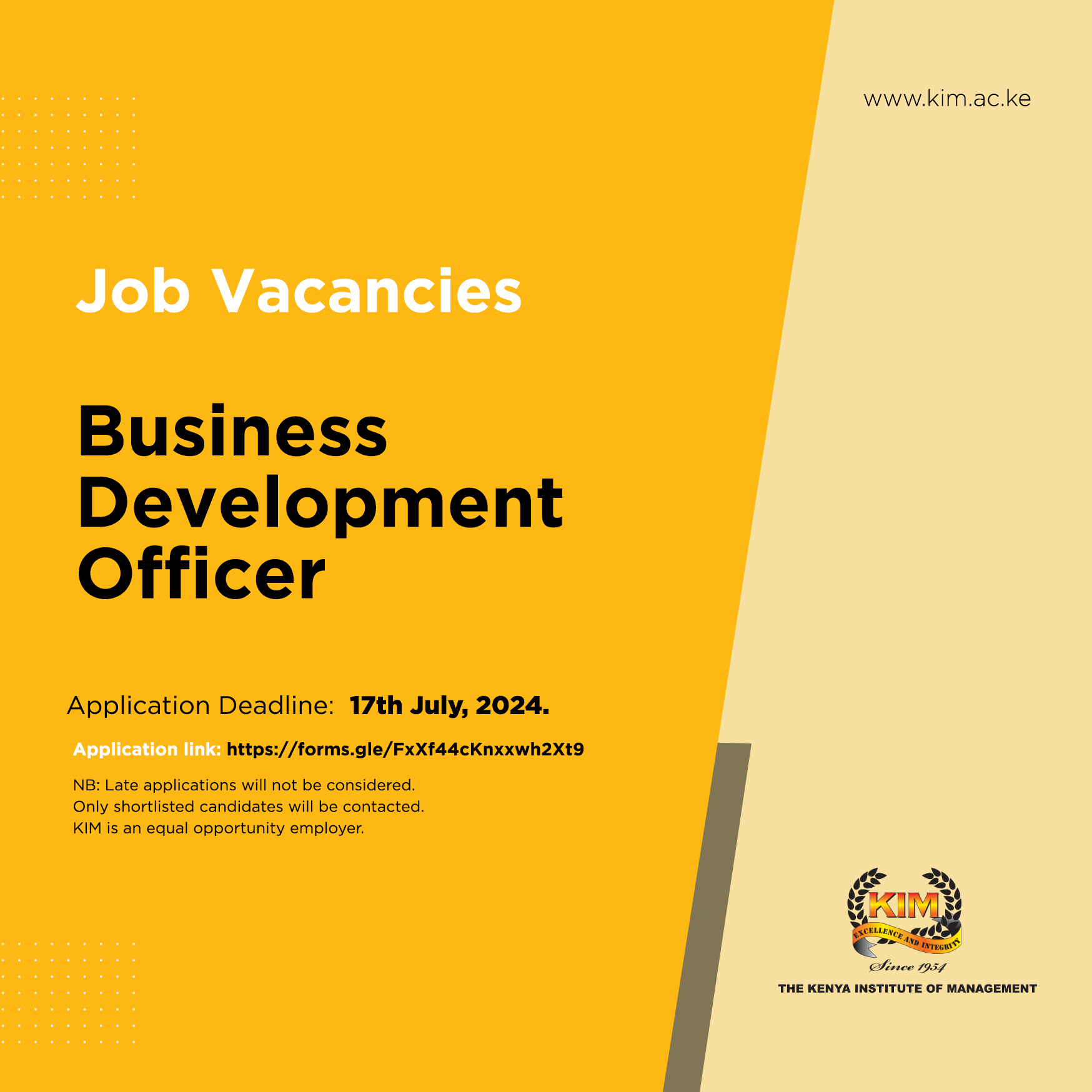 BUSINESS DEVELOPMENT OFFICER